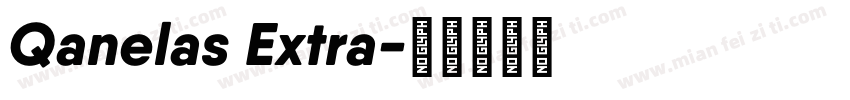 Qanelas Extra字体转换